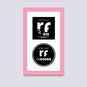 Pink CD Single or Double Frame
