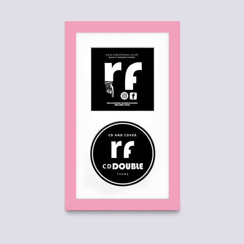 Pink CD Single or Double Frame