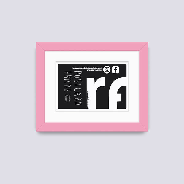 Pink Postcard Picture Frame