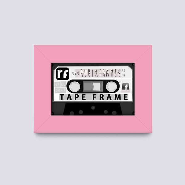 Pink Audio Cassette Tape Frame