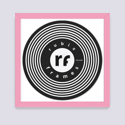Pink Vinyl Record Frame