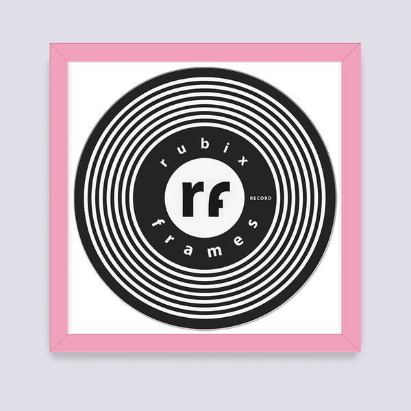 Pink Vinyl Record Frame