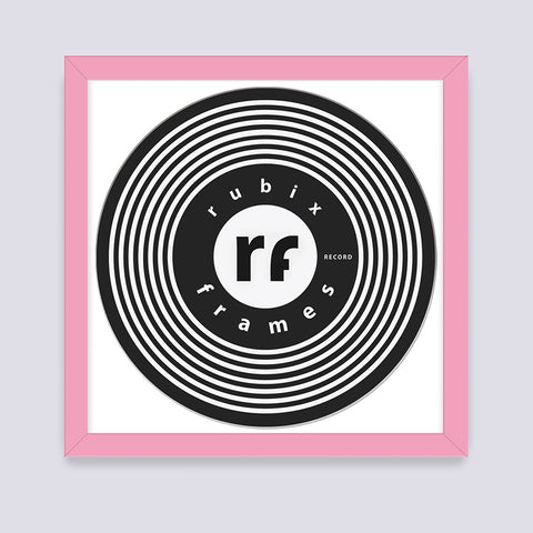 Pink Vinyl Record Frame