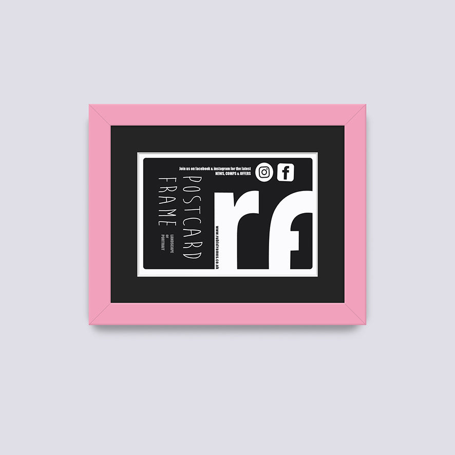 Pink Postcard Picture Frame