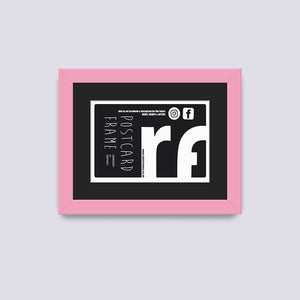 Pink Postcard Picture Frame
