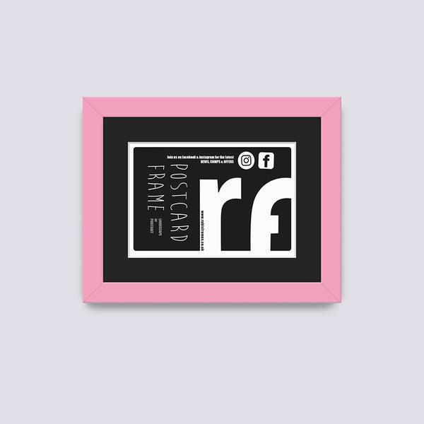 Pink Postcard Picture Frame