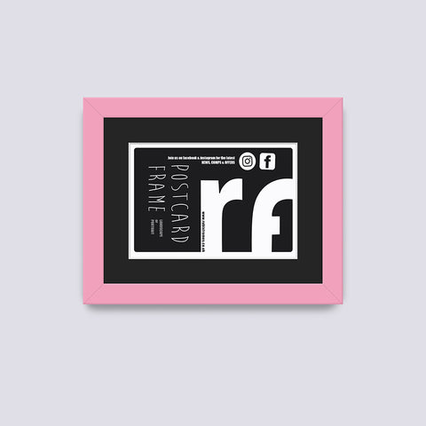 Pink Postcard Picture Frame