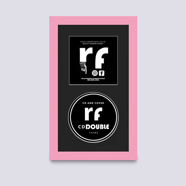 Pink CD Single or Double Frame