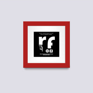 Red - Dark CD Single or Double Frame