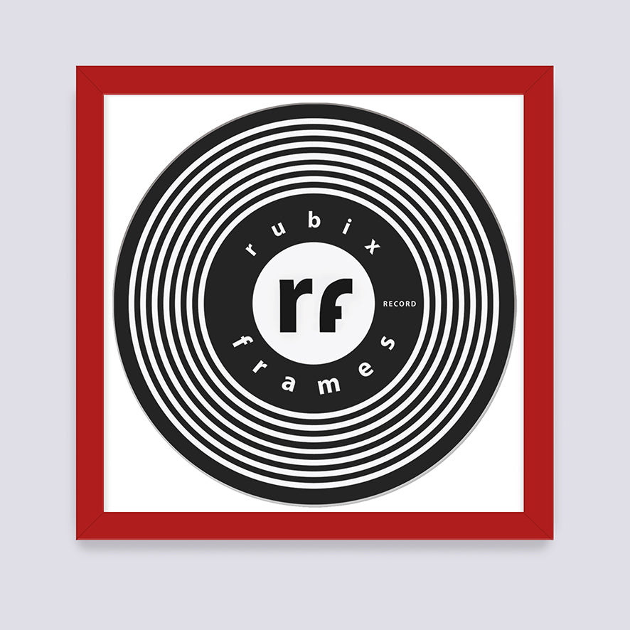 Red - Dark Vinyl Record Frame