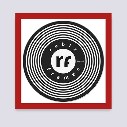 Red - Dark Vinyl Record Frame