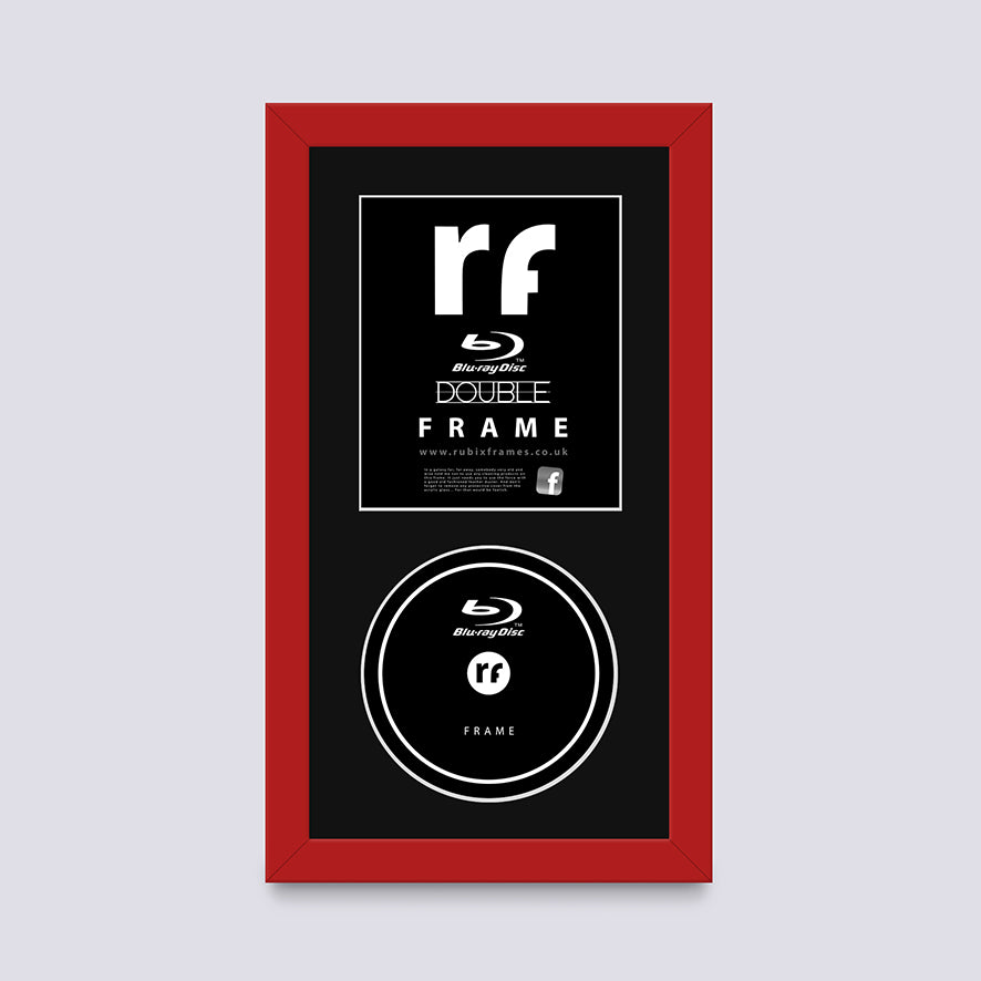 Red (Dark) Blu-ray Frame