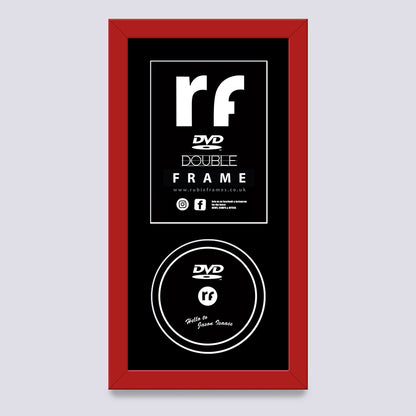 Red - Dark DVD Single or Double Frame