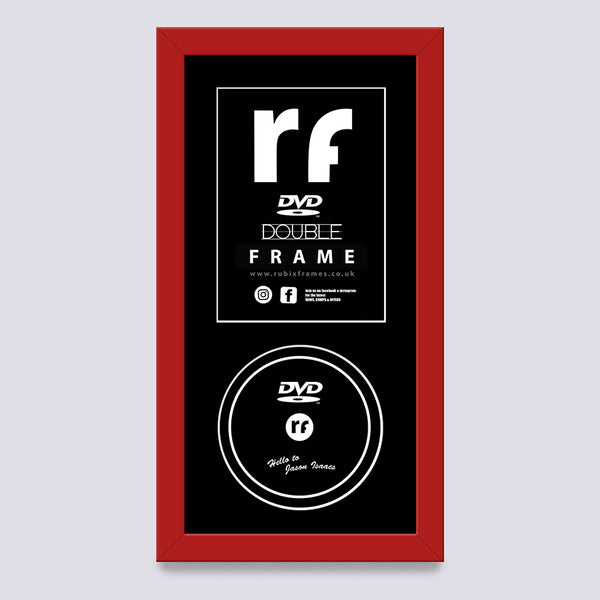 Red - Dark DVD Single or Double Frame