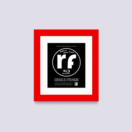 Red Blu-ray Single Cover Frame