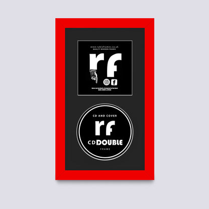 Red CD Single or Double Frame
