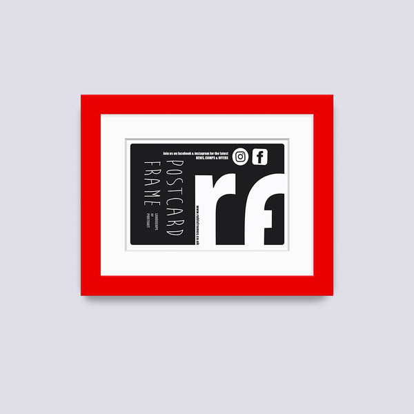 Red Postcard Picture Frame