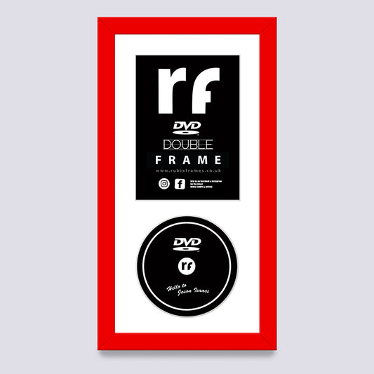 Red DVD Single or Double Frame