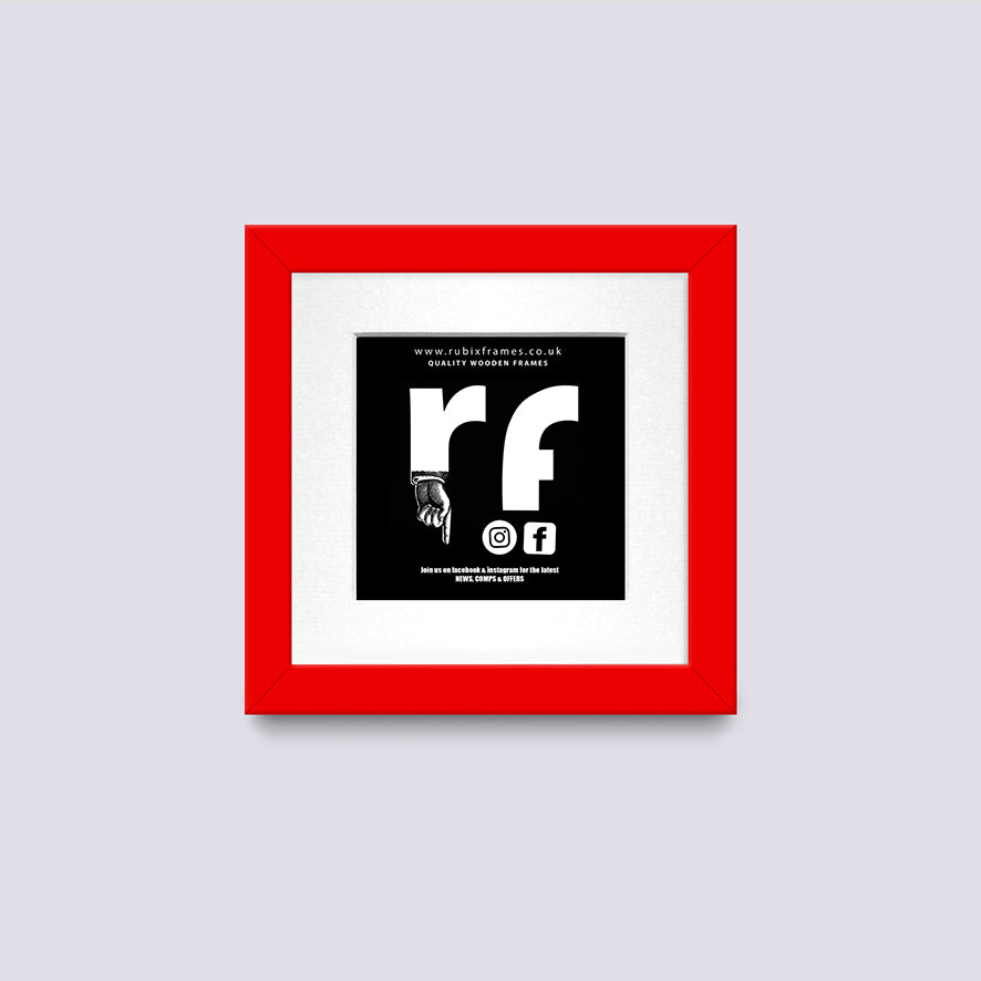 Red CD Single or Double Frame