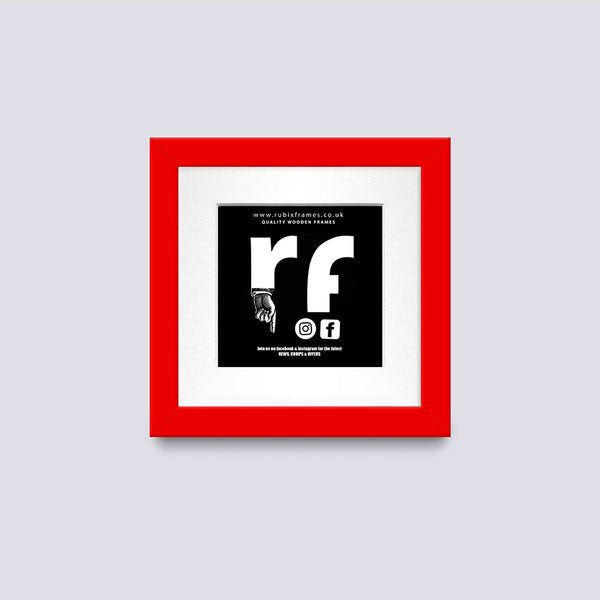 Red CD Single or Double Frame