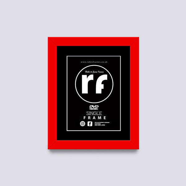 Red DVD Single or Double Frame