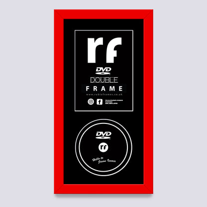 Red DVD Single or Double Frame