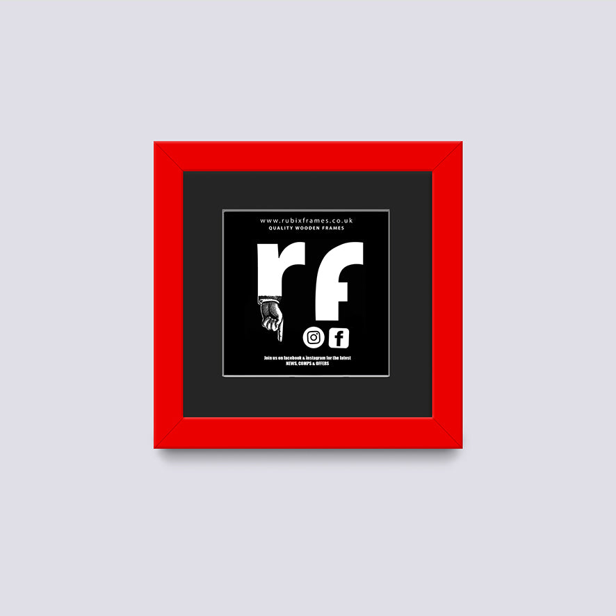 Red CD Single or Double Frame
