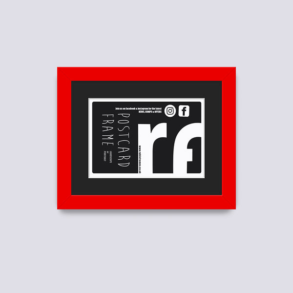 Red Postcard Picture Frame