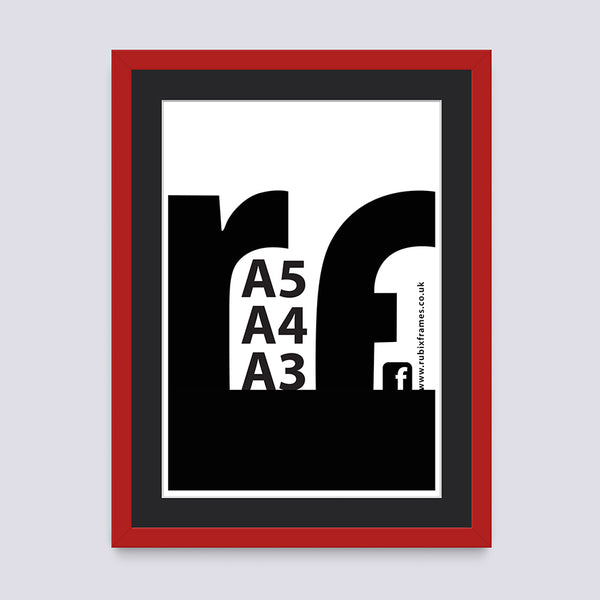 Red - Dark A3 A4 A5 Frame