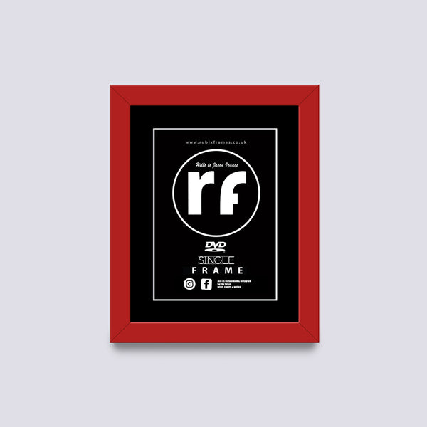 Red - Dark DVD Single or Double Frame