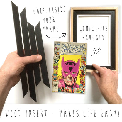 silver comic book frame for manga comics