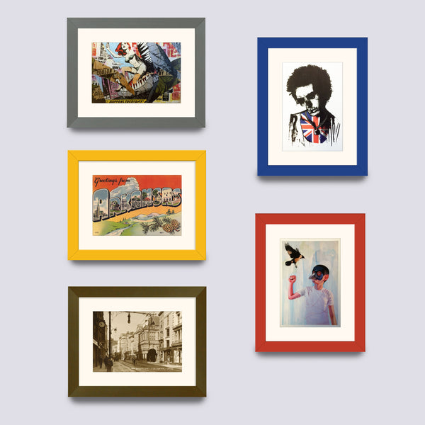 Blue - Dark Postcard Picture Frame