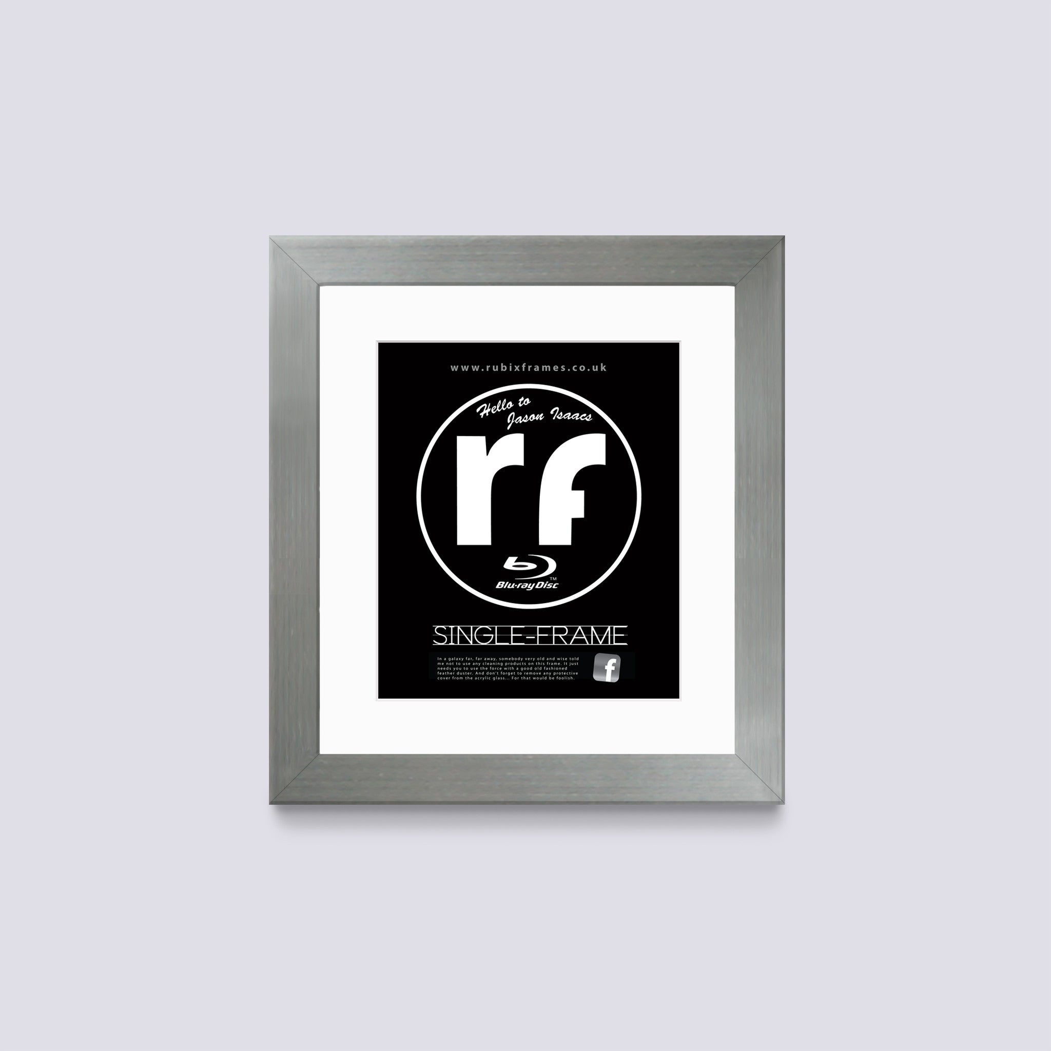 Silver Blu-ray Frame