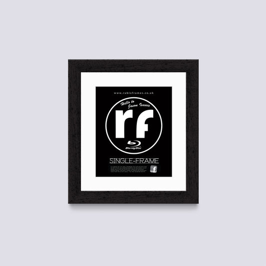 Black (Wood Grain) Blu-ray Single Cover Frame