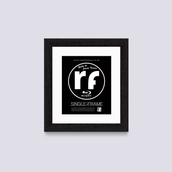 Black (Wood Grain) Blu-ray Frame
