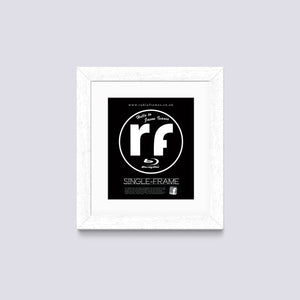 White (Wood Grain) Blu-ray Frame
