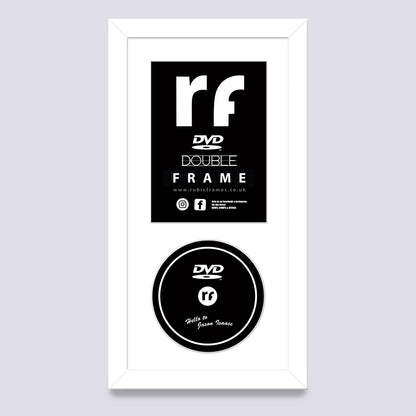 White DVD Single or Double Frame