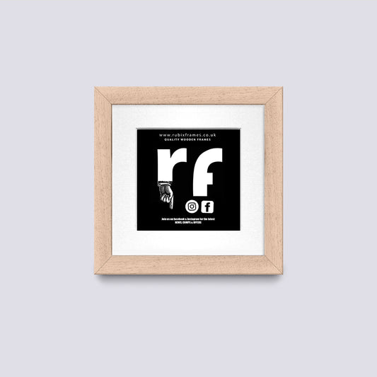 Wood Natural Finish CD Single 'Cover or Disc' Frame