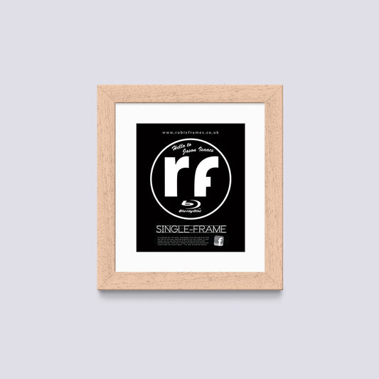 Wood Natural Finish Blu-ray Single Cover Frame