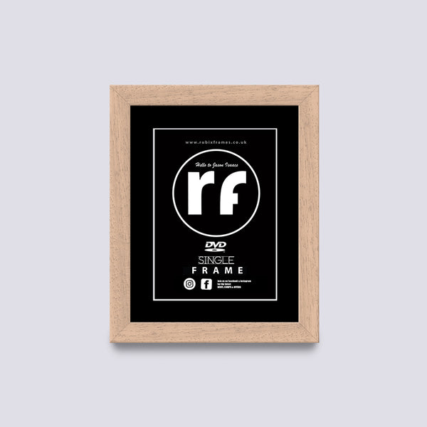 Wood (Light) DVD Single or Double Frame