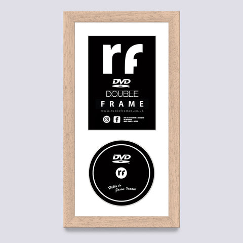 Wood (Light) DVD Single or Double Frame