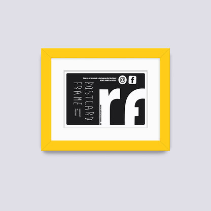 Yellow Postcard Picture Frame