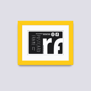 Yellow Postcard Picture Frame