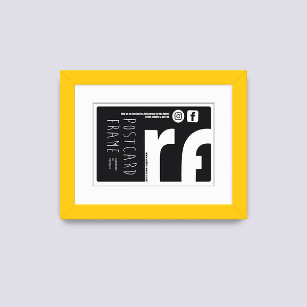 Yellow Postcard Picture Frame