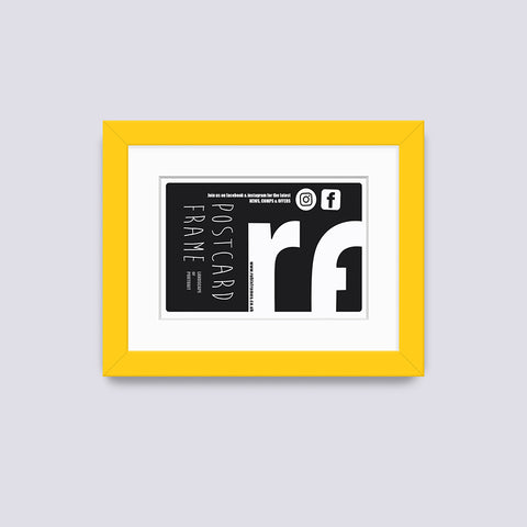 Yellow Postcard Picture Frame