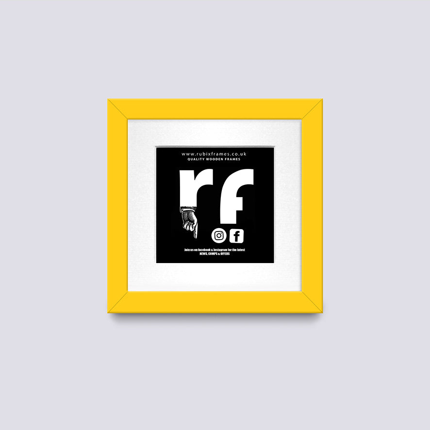 Yellow CD Single or Double Frame