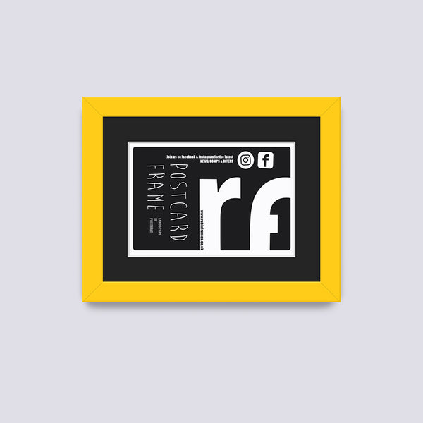 Yellow Postcard Picture Frame